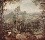 Pieter Bruegel the Elder Painting of a gallow oil painting